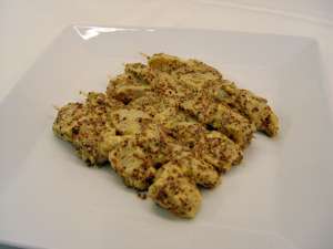 Pinxo de pollo con mostaza 5u