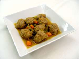 Albondigas a la jardinera