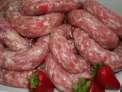 Butifarra cruda con fresas